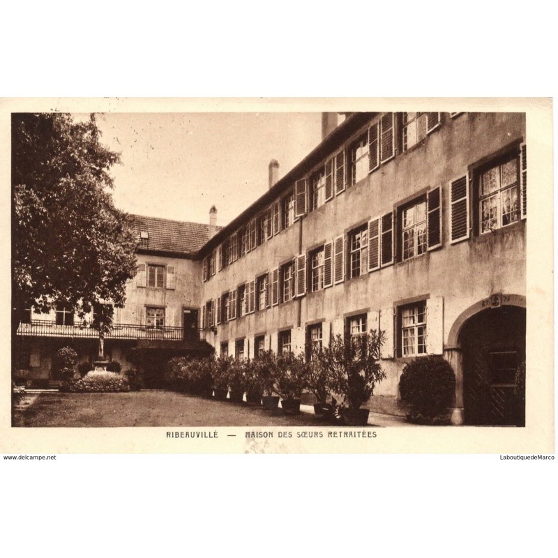 68 - Ribeauvillé - Maison des S?urs Retraitées - Dos Divisé