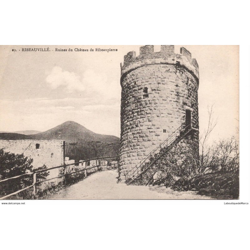 68 - Ribeauvillé - Ruines du Château de Ribeaupierre - Dos Divisé