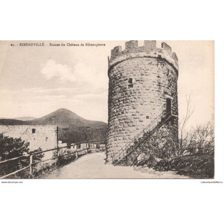 68 - Ribeauvillé - Ruines du Château de Ribeaupierre - Dos Divisé