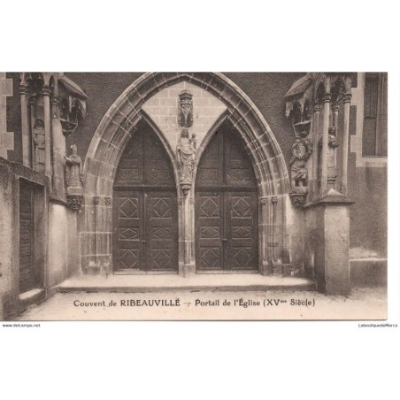 68 - Ribeauvillé - Portail de l'Eglise - Dos Divisé