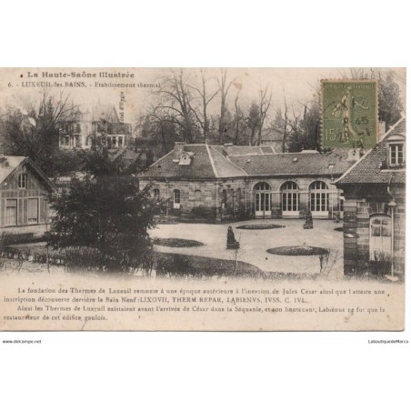 70 - Luxeuil-les-Bains - Etablissement thermal - Dos Divisé