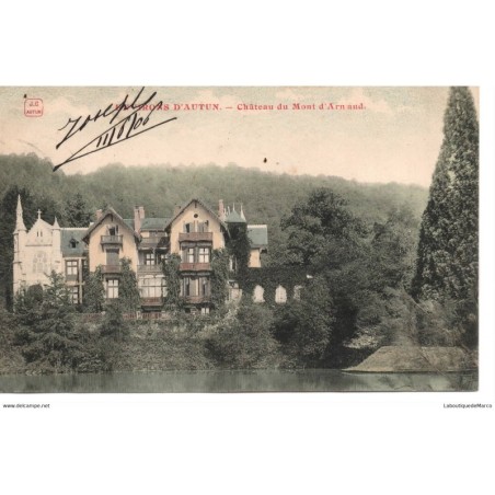 71 - Autun - Château du Mont d'Arnaud - Dos Divisé