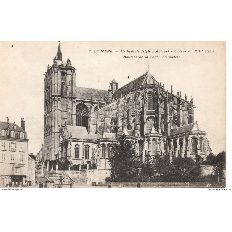 72 - Le Mans - La Cathédrale - Dos Divisé