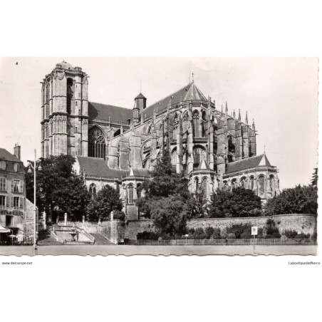 72 - Le Mans - La Cathédrale Saint-Julien - Dos Divisé