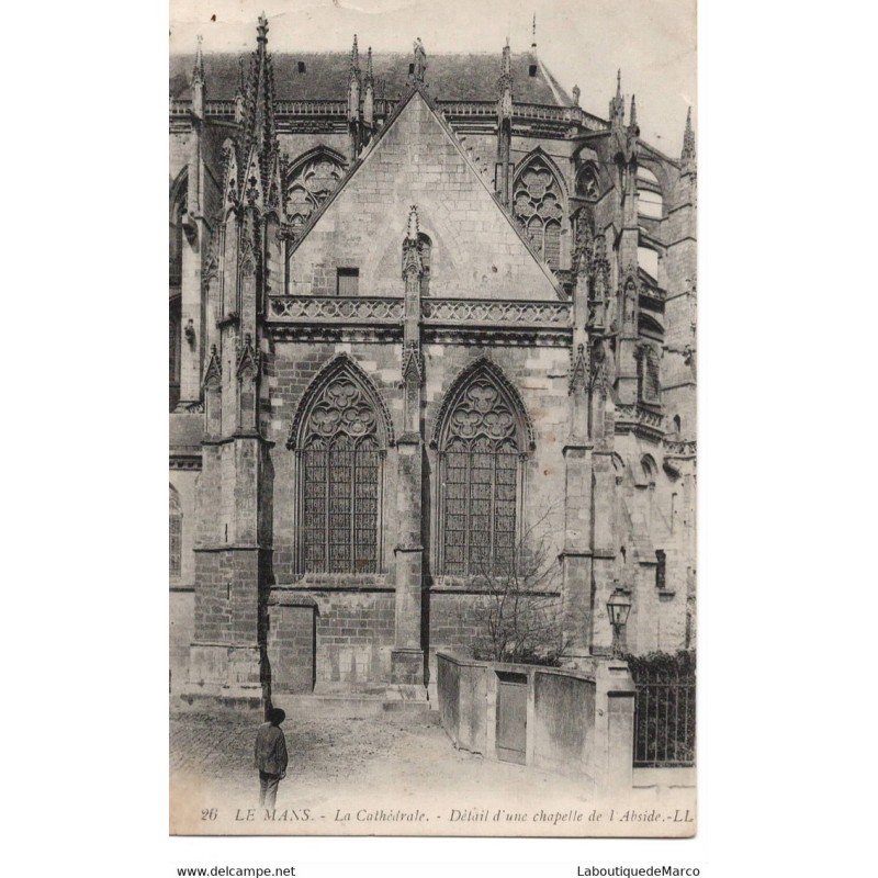72 - Le Mans - La Cathédrale - Détail d'une Chapelle - Dos Divisé
