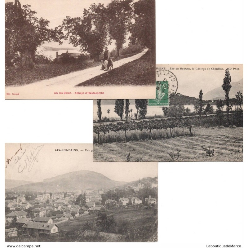 AIX-LES-BAINS - Cartes postales anciennes 1950 - Vintage