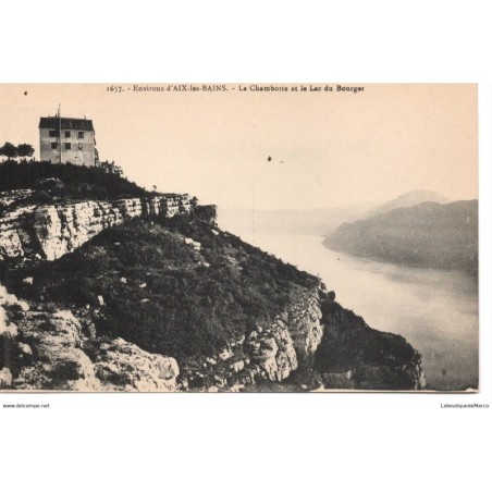 73 - Aix-les-Bains - La Chambotte et le Lac Bourget - Dos Divisé