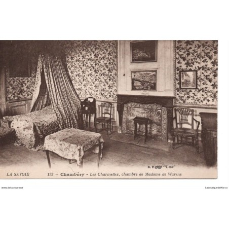 73 - Chambéry - Chambre de Madame de Warens - Dos Divisé