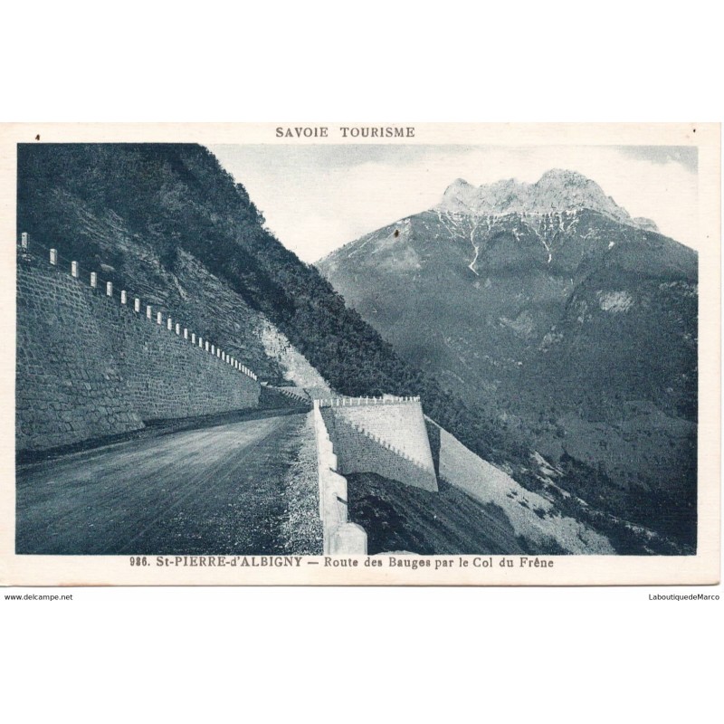 73 - St-Pierre-d'Albigny - Route des Bauges par le Col du Frêne - Dos Divisé