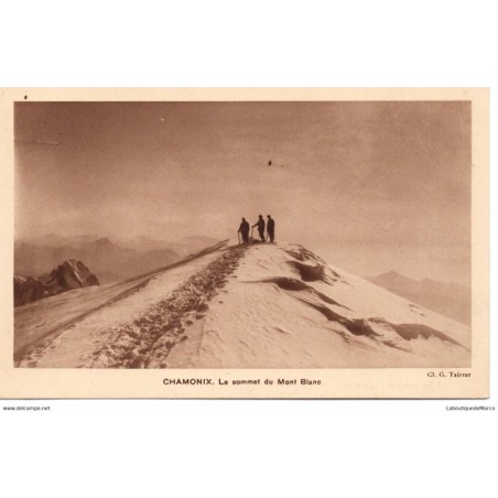 74 - Chamonix - Le Sommet du Mont-Blanc - Dos Divisé
