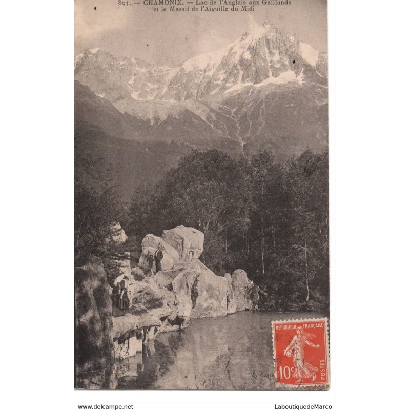 74 - Chamonix - Lac de l'Anglais aux Gaillands - Dos Divisé
