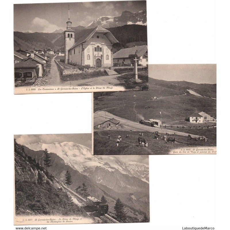 St-GERVAIS-LES-BAINS - Cartes postales anciennes - Vintage