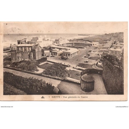 76 - Dieppe - Vue Générale du Casino - Dos Divisé
