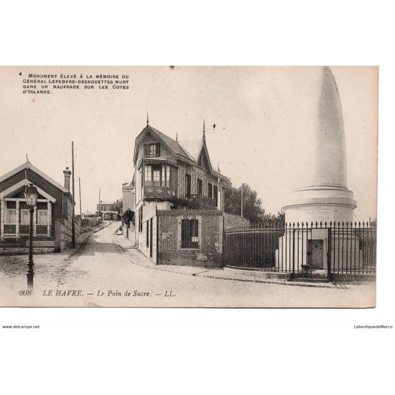 76 - Le Havre - Le Pain de Sucre - Dos Divisé