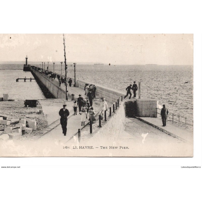 76 - Le Havre - La nouvelle jetée - Dos Divisé