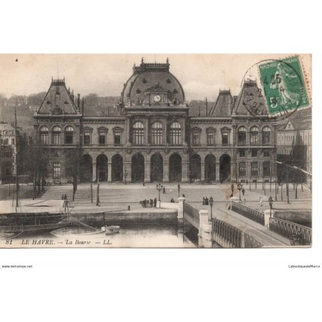 76 - Le Havre - La Bourse - Dos Divisé