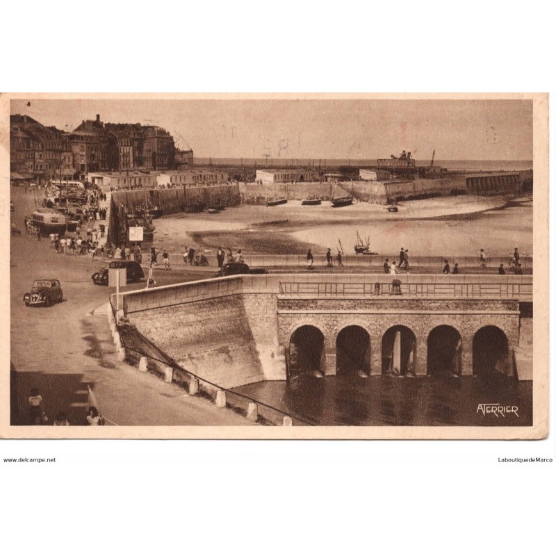 76 - Le Tréport - Le Pont des Chasses - Dos Divisé