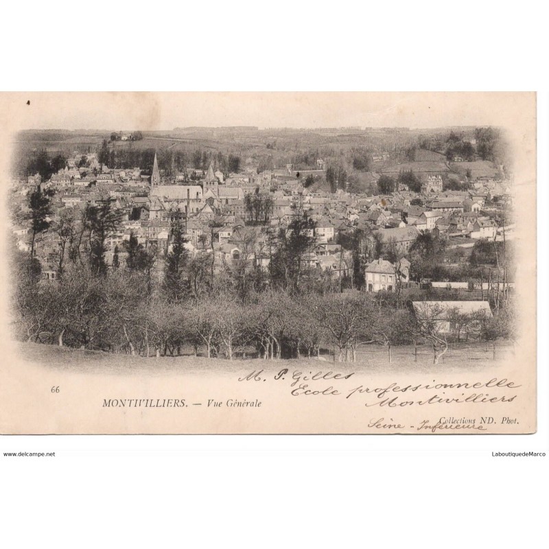 76 - Montivilliers - Vue Générale - Dos non Divisé
