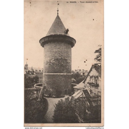76 - Rouen - Tour Jeanne d'Arc - Dos non Divisé