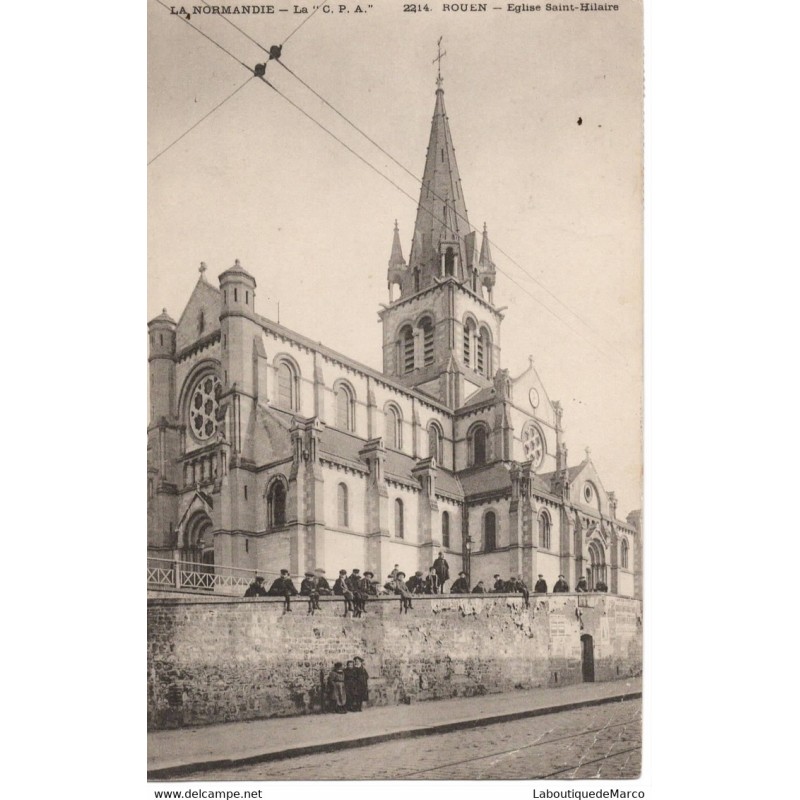 76 - Rouen - Eglise Saint-Hilaire - Dos Divisé