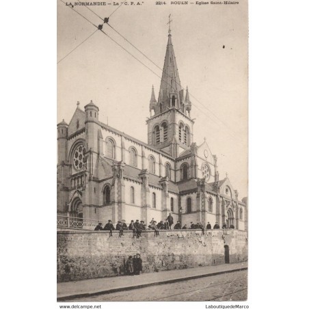 76 - Rouen - Eglise Saint-Hilaire - Dos Divisé