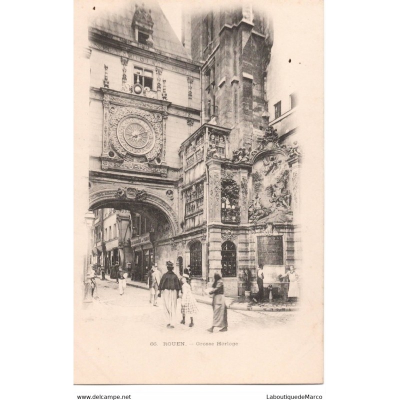 76 - Rouen - La Grosse Horloge - Dos non Divisé