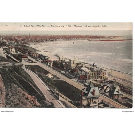 76 - Sainte-Adresse - Ensemble du Nice Havrais et des nouvelles Villas - Dos Divisé