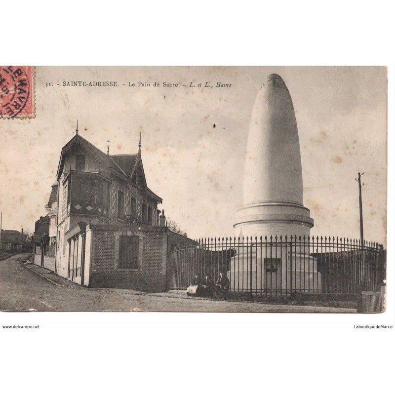 76 - Sainte-Adresse - Le Pain de Sucre - Dos Divisé