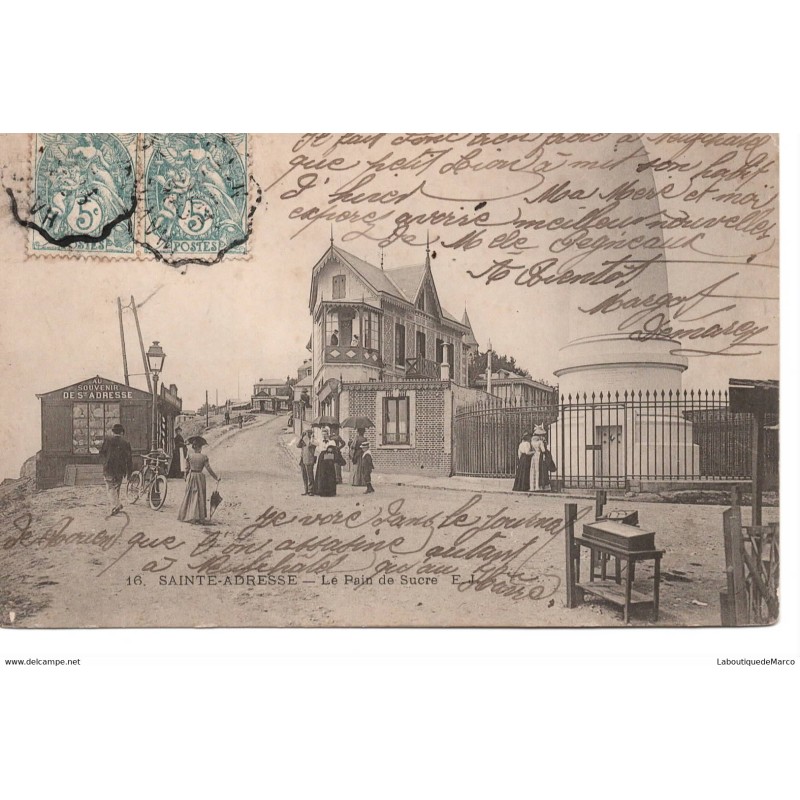 76 - Sainte-Adresse - Le Pain de Sucre - Dos Divisé