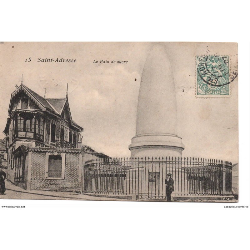 76 - Sainte-Adresse - Le Pain de Sucre - Dos Divisé