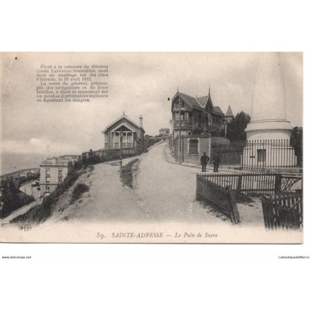76 - Sainte-Adresse - Le Pain de Sucre - Dos Divisé