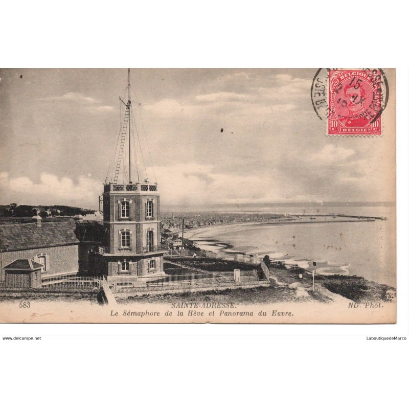 76 - Sainte-Adresse - Le Sémaphore de la Hève - Dos Divisé