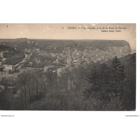 76 - Yport - Vue Générale - Dos Divisé
