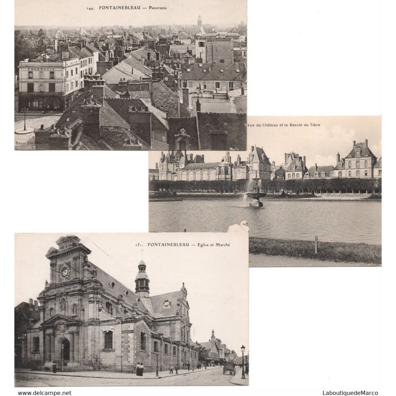 FONTAINEBLEAU - Cartes postales anciennes - Vintage