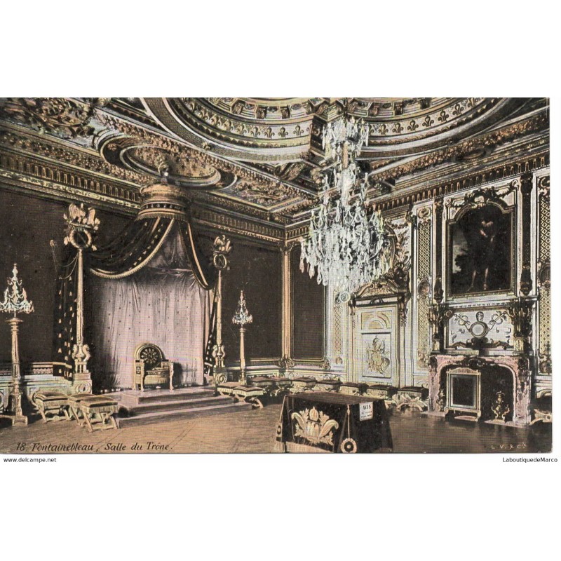 77 - Fontainebleau - Le Palais - Salle du Trône - Dos Divisé