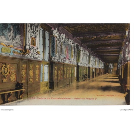 77 - Fontainebleau - Le Palais - Galerie François 1er - Dos Divisé