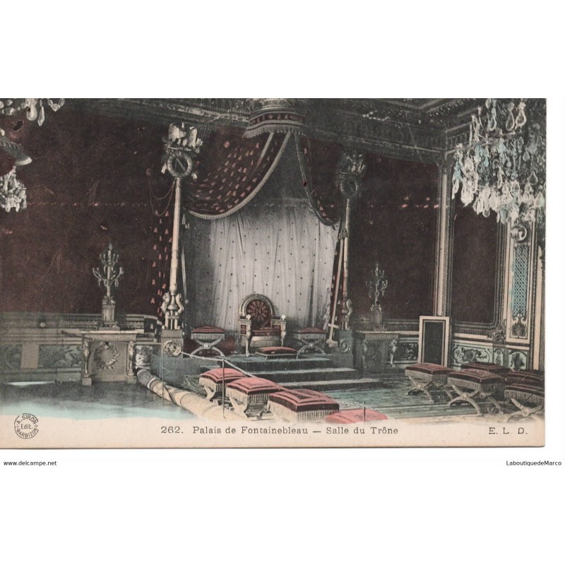 77 - Fontainebleau - Le Palais - Salle du Trône - Dos Divisé