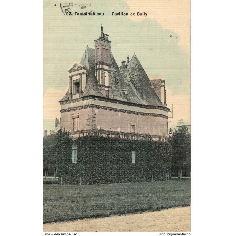 77 - Fontainebleau - Pavillon de Sully - Dos Divisé