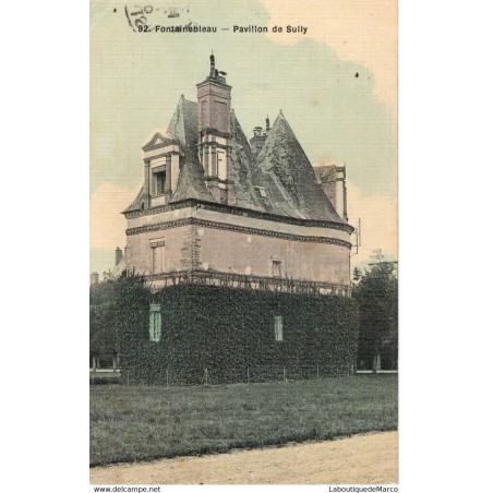 77 - Fontainebleau - Pavillon de Sully - Dos Divisé