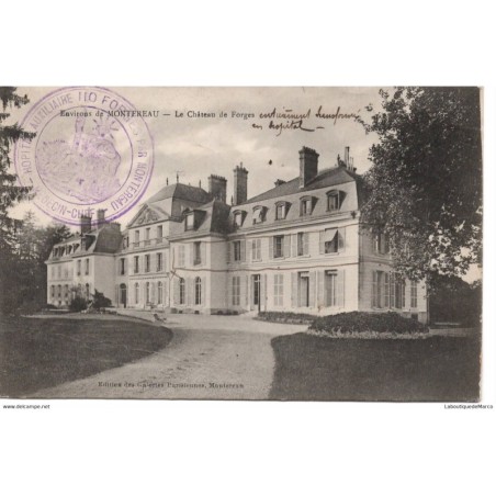 77 - Montereau - Le Château de Forges - Dos Divisé