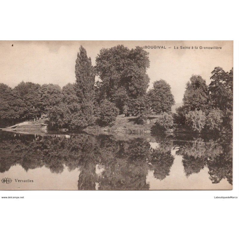 78 - Bougival - La Seine à la Grenouillère - Dos Divisé