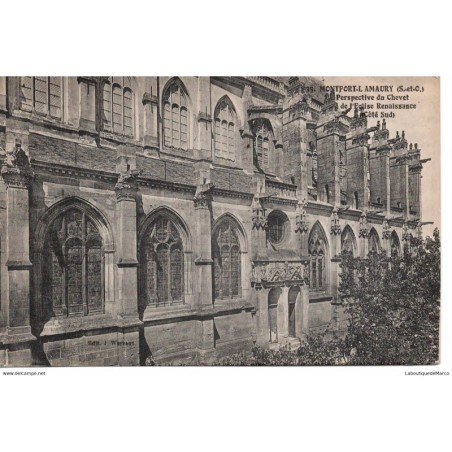 78 - Montfort-L'Amaury - L'Eglise Renaissance - Dos Divisé