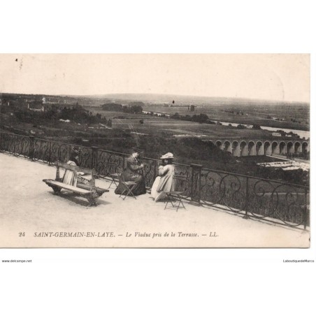 78 - Saint-Germain-en-Laye - Le Viaduc pris de la Terrasse - Dos Divisé