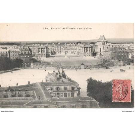 78 - Versailles - Le Palais - Vue d'ensemble - Dos Divisé