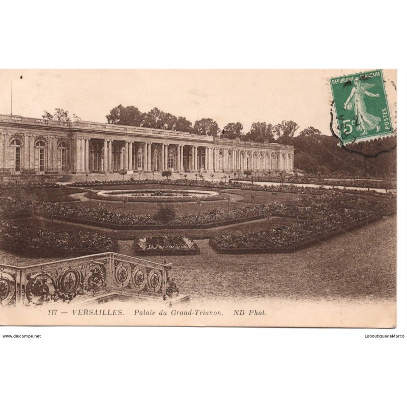 78 - Versailles - Palais du Grand-Trianon - Dos Divisé