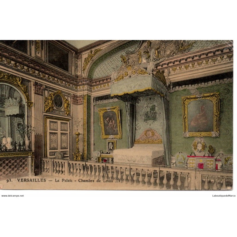 78 - Versailles - Le Palais - Chambre de Louis XIV - Dos Divisé