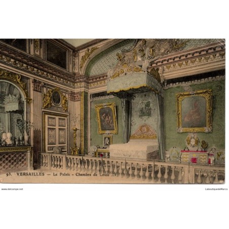 78 - Versailles - Le Palais - Chambre de Louis XIV - Dos Divisé