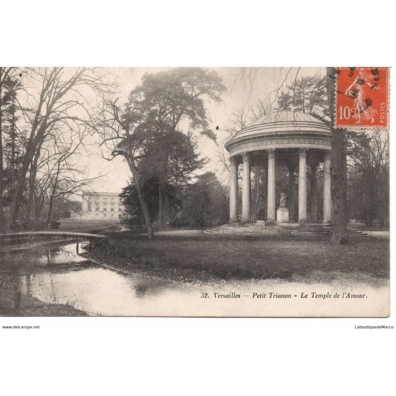 78 - Versailles - Petit Trianon - Le Temple de l'Amour - Dos Divisé