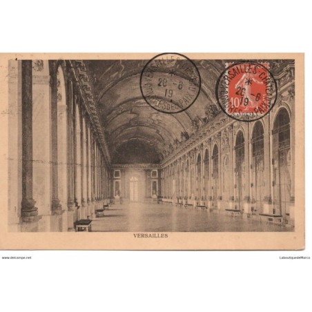 78 - Versailles - Le Château - La Galerie des Glaces - Dos Divisé