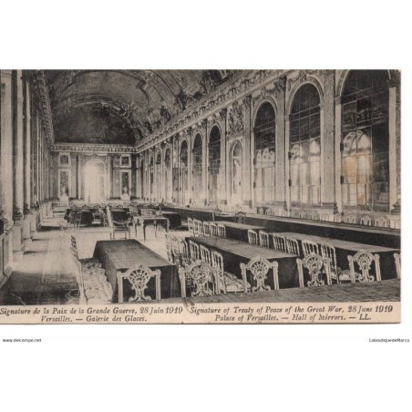 78 - Versailles - Le Palais - Galerie des Glaces - Dos Divisé